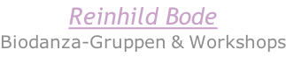 Reinhild Bode Biodanza-Gruppen & Workshops